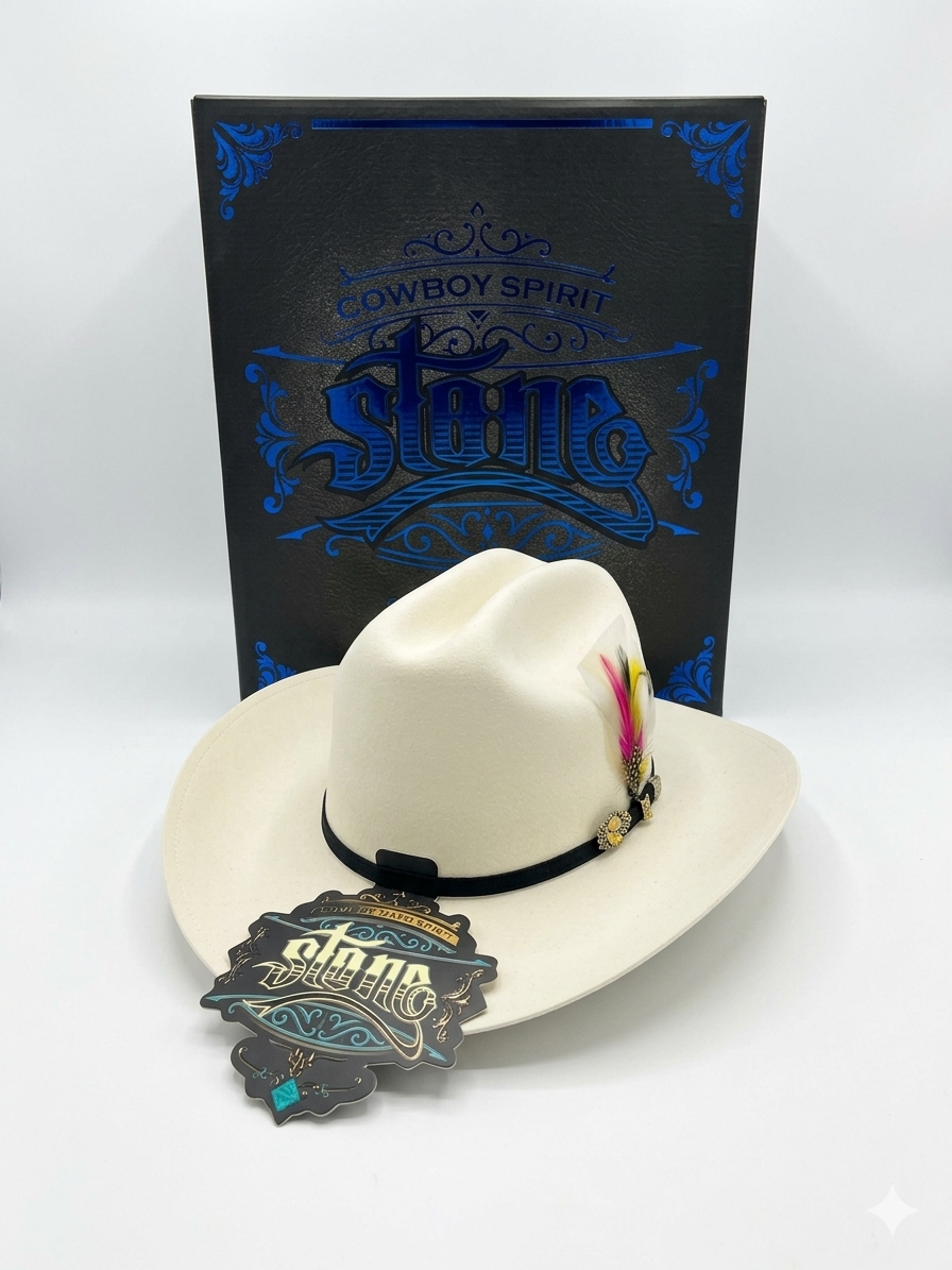 Sombrero 5000x stone telar estilo Jonson