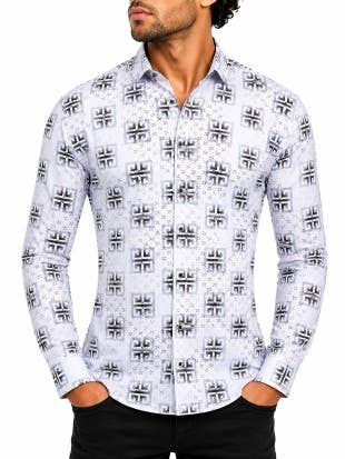 FANCY FOIL PRINTED LONGSLEEVE SHIRT