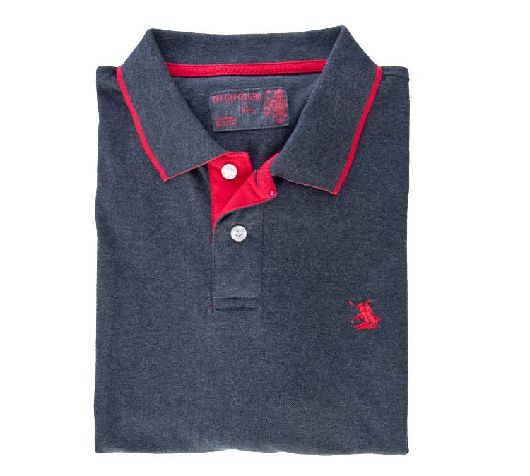 Men's Polo Shirt: Royal Blue