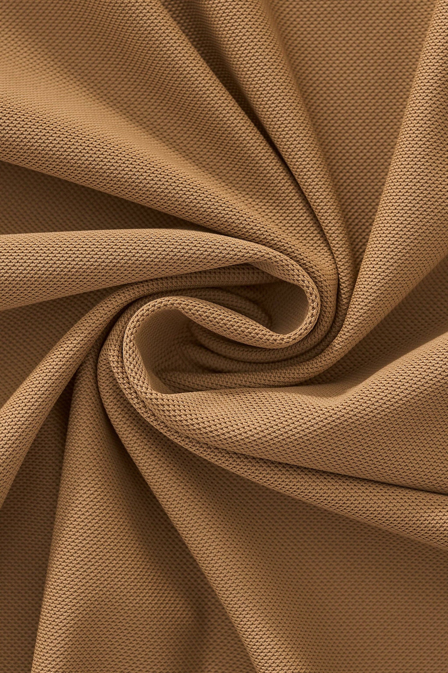 Monogram Trim Performance Polo - El baron-KHAKI