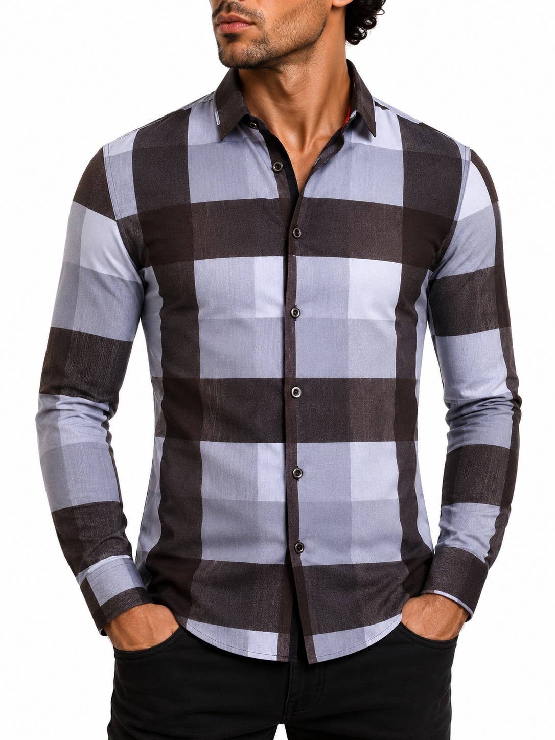FANCY FOIL PRINTED LONGSLEEVE SHIRT