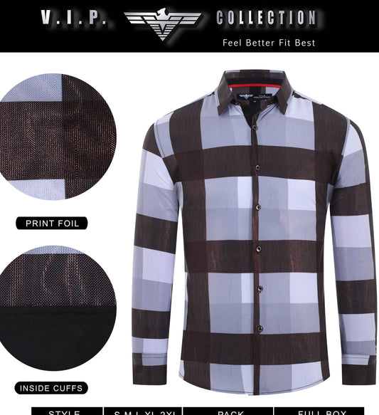 FANCY FOIL PRINTED LONGSLEEVE SHIRT
